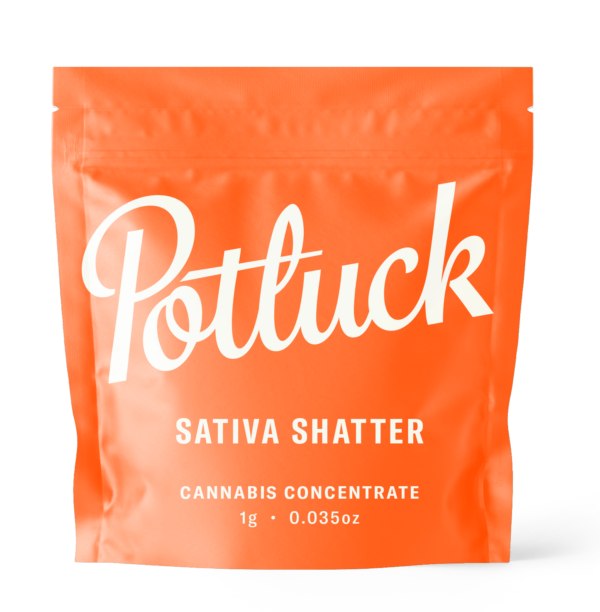 Potluck - Sativa Shatter - cannabis Concentrate | Just Cannabis Canada