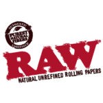 RAW - Natural Unrefined Rolling papers Logo | Just Cannabis Canada