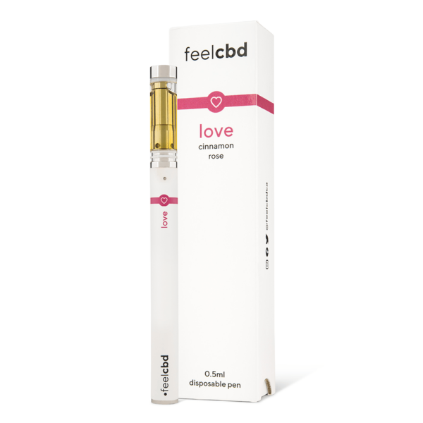 FeelCBD – Love – Dispsable CBD Vape Pen 0.5ml | Just Cannabis Canada