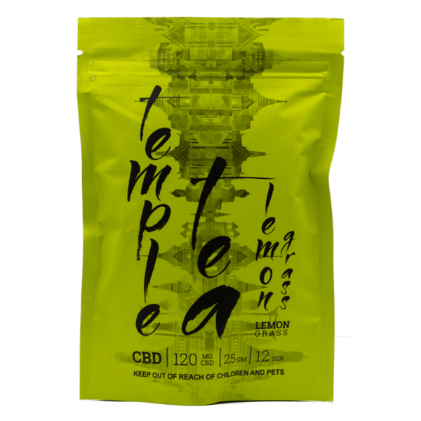 Temple Tea – Lemongrass CBD Tea – 120mg | Just Cannabis Canada