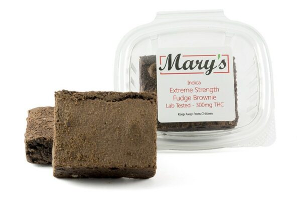 Mary’s Medibles – Extreme Strength Fudge Brownie – 300mg THC (Indica) | Just Cannabis Canada