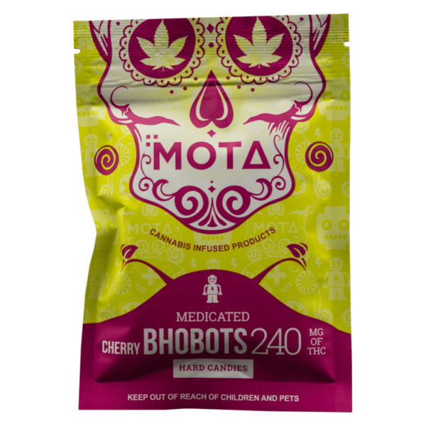 MOTA Edibles – BHO Bots – Cherry – 240mg THC | Just Cannabis Canada