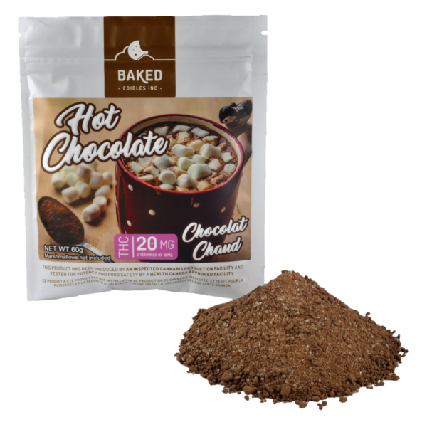 Baked Edibles – Hot Chocolate 20mg THC | Just Cannabis Canada