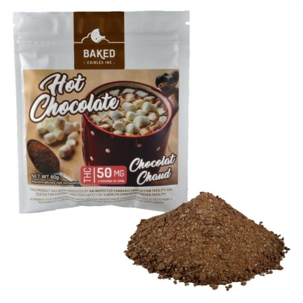 Baked Edibles – Hot Chocolate 50mg THC | Just Cannabis Canada