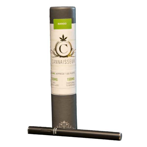 Cannaisseur – Disposable THC Distillate Pen – Mango 0.3ml | Just Cannabis Canada