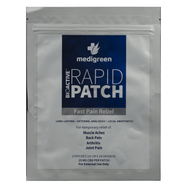 Medigreen Rapid CBD Patch – Fast Pain Relief | Just Cannabis Canada