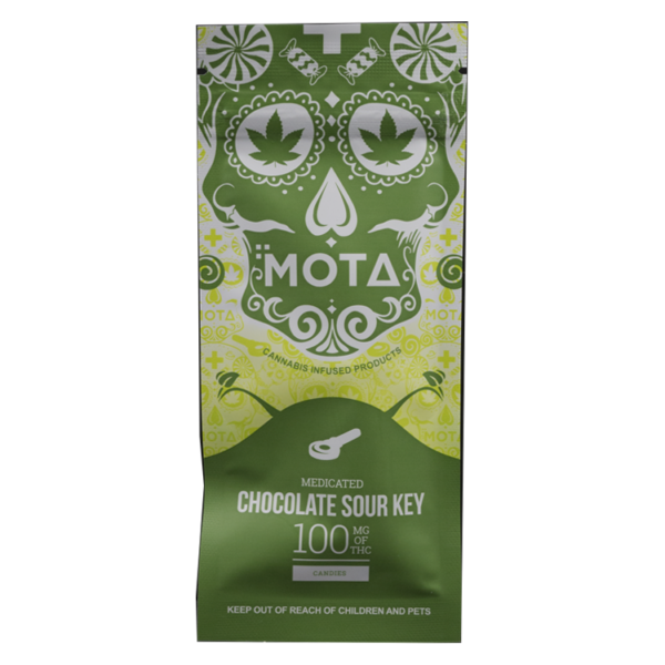 MOTA Edibles – Chocolate Sour Key – 100mg THC | Just Cannabis Canada