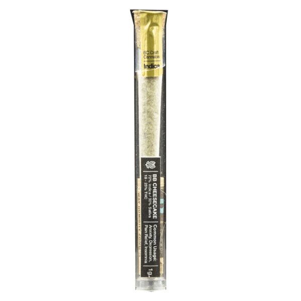 Flowerpwr – Pre-Roll – BB Cheesecake – 1g | Just Cannabis Canada