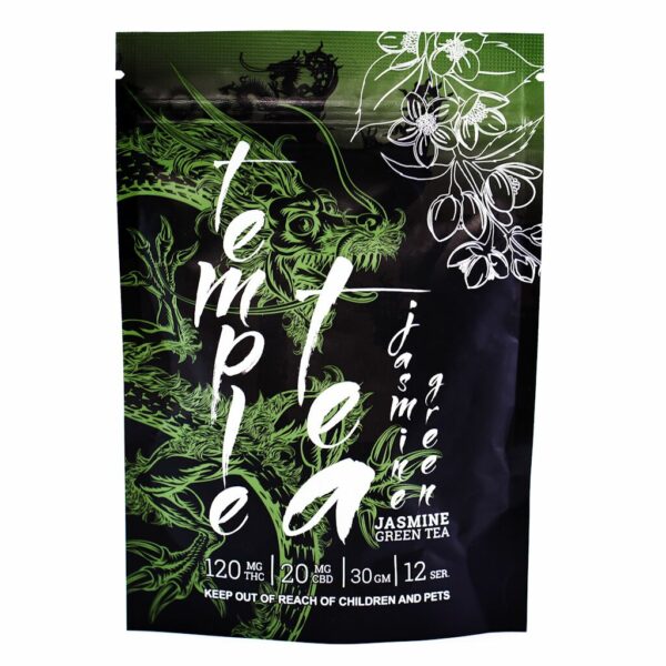 Temple Tea – Jasmine Green Tea – 120mg THC | Just Cannabis Canada