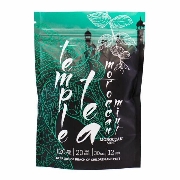 Temple Tea – Moroccan Mint – 120mg THC | Just Cannabis Canada