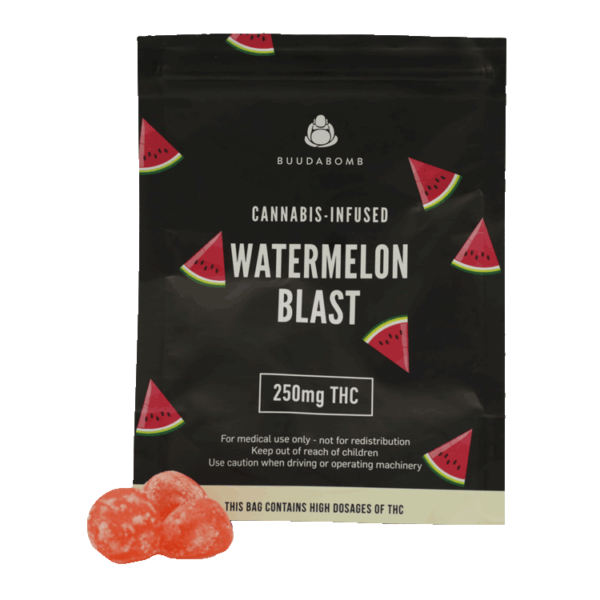 Buudabomb – Watermelon Blast – 250mg | Just Cannabis Canada