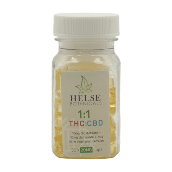 Helse Botanicals – 1:1 THC/CBD Capsules | Just Cannabis Canada