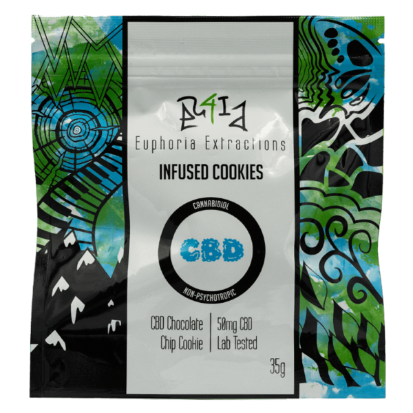 Euphoria Extractions – CBD Cookie – 50mg | Just Cannabis Canada