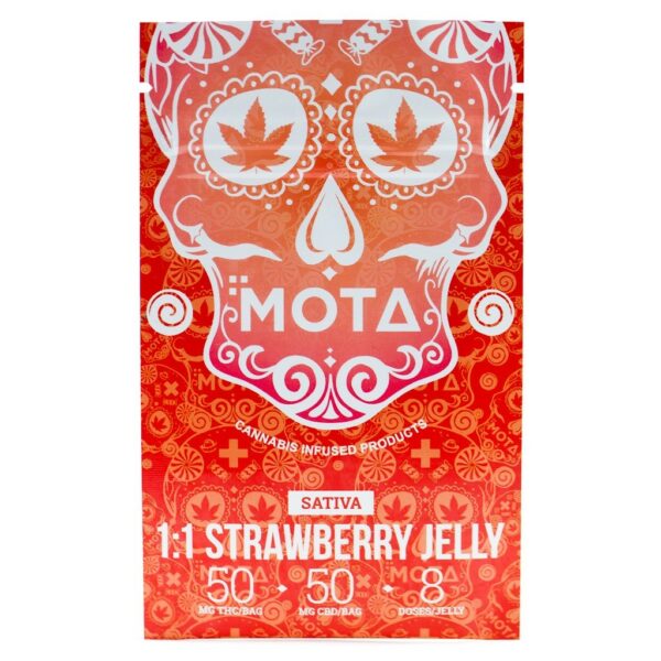 Mota – White Cube CBD – Strawberries & Cream – 180mg CBD | Just Cannabis Canada