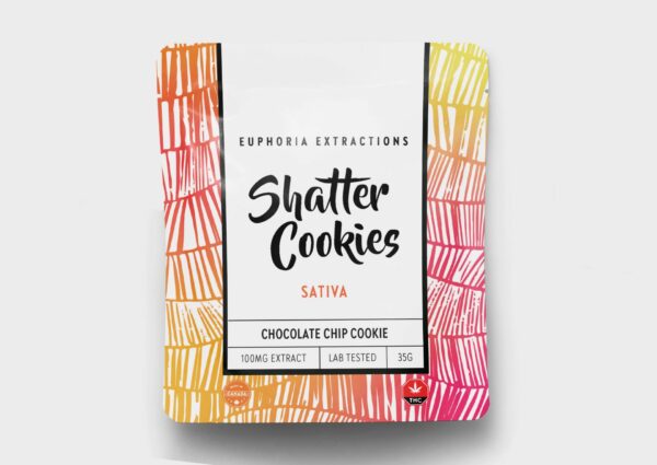 Euphoria Extractions – Chocolate Chip Cookie – Sativa – 100mg THC | Just Cannabis Canada