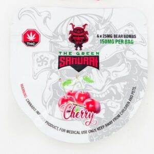 The Green Samurai – Cherry Gummies – 150mg | Just Cannabis Canada