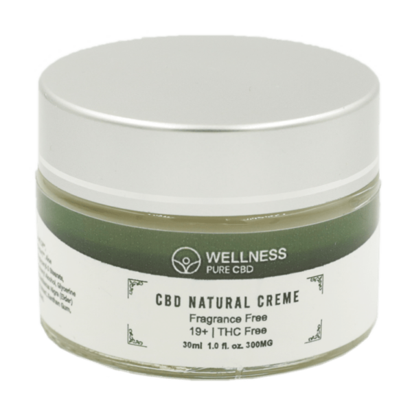 Wellness Pure CBD – Natural Creme – 500mg | Just Cannabis Canada