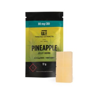 Twisted Extracts – Pineapple Jelly Bombs – CBD | Just Cannabis Canada