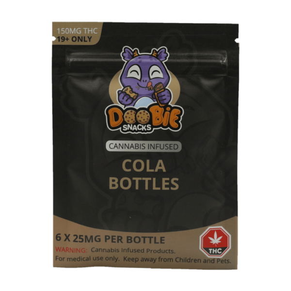 Doobie Snacks – CBD Sour Gummy Bears – 150mg CBD | Just Cannabis Canada