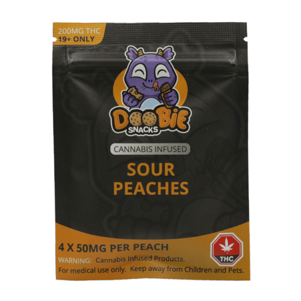 Doobie Snacks – CBD Sour Gummy Bears – 150mg CBD | Just Cannabis Canada