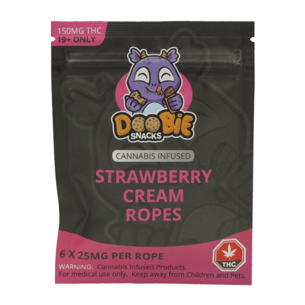 Doobie Snacks – Blue Raspberry – 200mg THC | Just Cannabis Canada