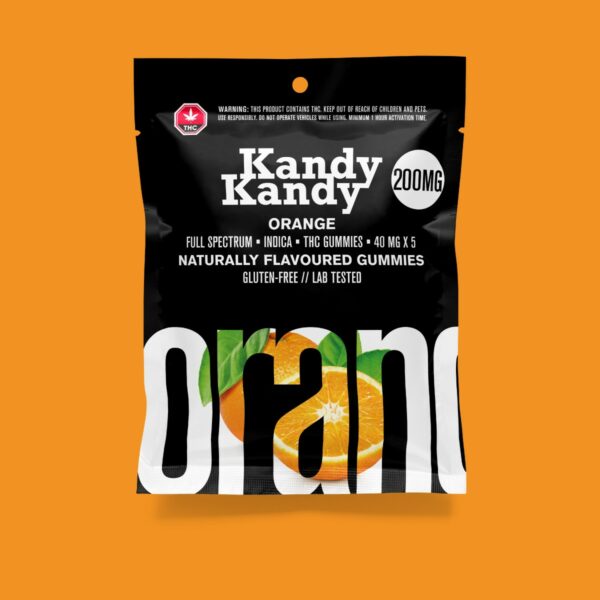 Kandy Kandy – Orange Gummies | Just Cannabis Canada