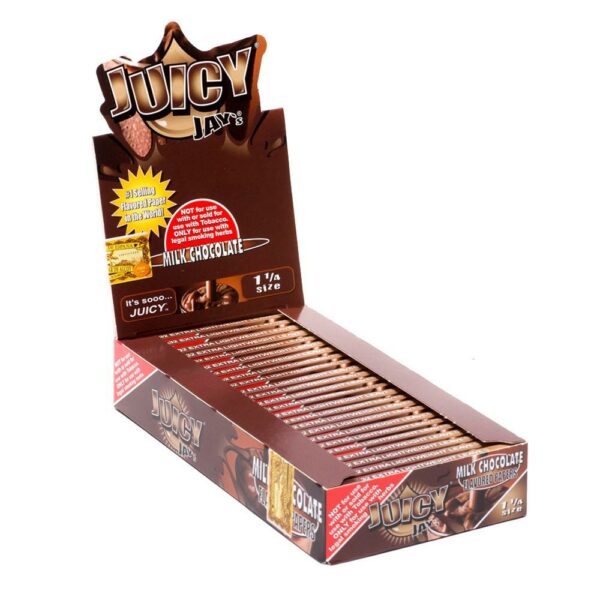 Juicy Jay’s – Hemp Papers (1.25 Inch) – Milk Chocolate | Just Cannabis Canada