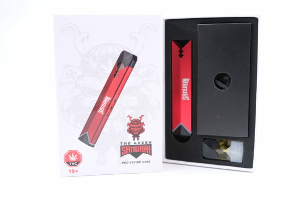 The Green Samurai – LED Vape Kit – 1ml THC | Just Cannabis Canada