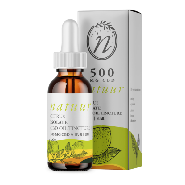 Natuur – Full Spectrum CBD Oil Tincture – Lemon Ginger – 1000mg | Just Cannabis Canada