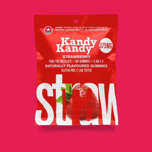 Kandy Kandy – Strawberry Gummies | Just Cannabis Canada