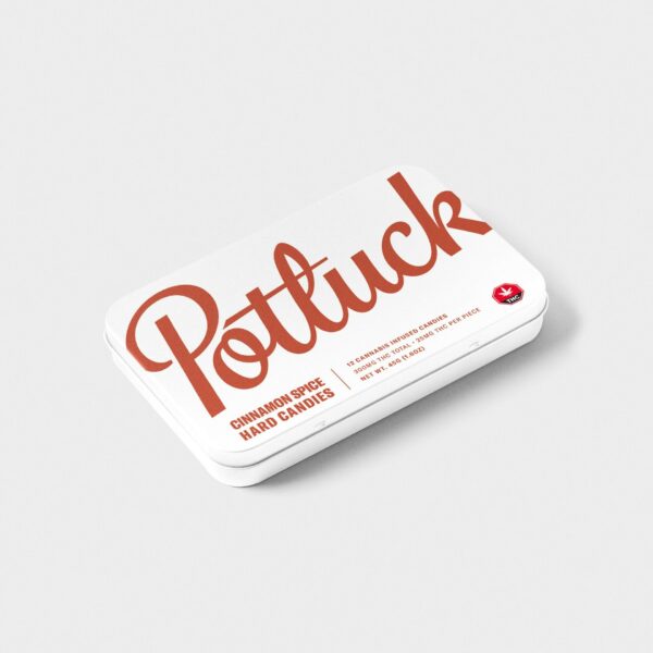 Potluck – Hard Candy – Cinnamon Spice – 300mg THC | Just Cannabis Canada
