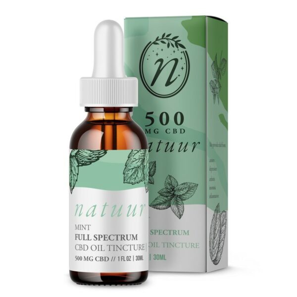 Natuur – Full Spectrum CBD Oil Tincture – Mint | Just Cannabis Canada
