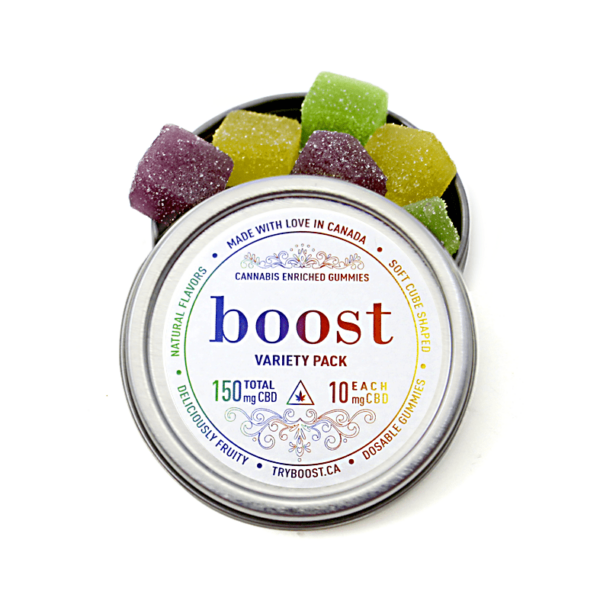 Boost – CBD Variety Pack Gummies – 150mg | Just Cannabis Canada