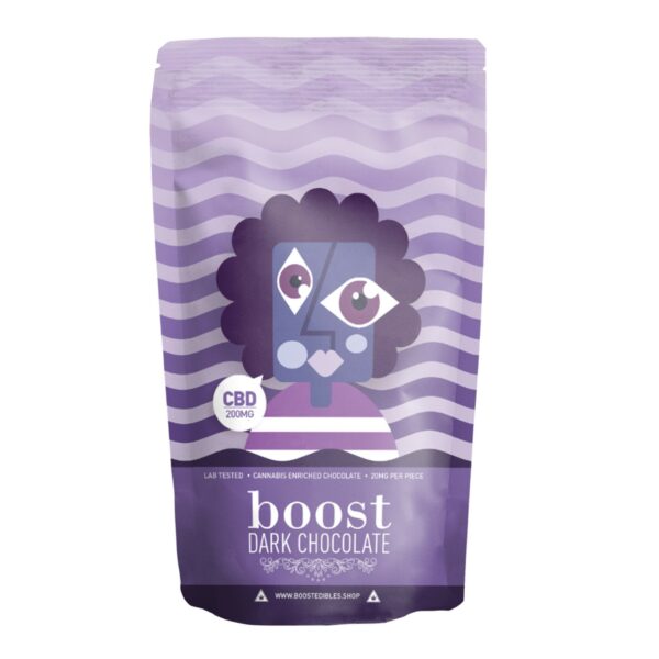 Boost – THC Dark Chocolate Bars – 200mg | Just Cannabis Canada