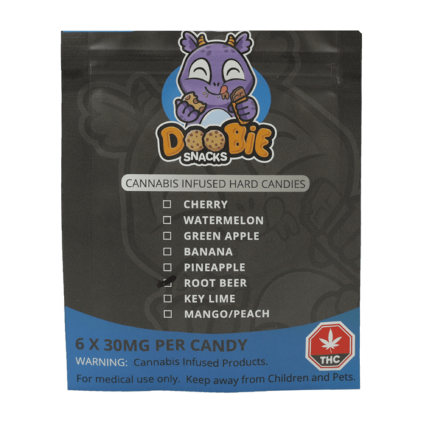 Doobie Snacks – Hard Candies – 180mg THC | Just Cannabis Canada