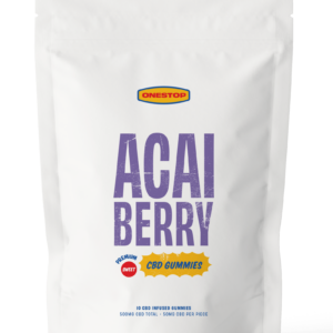 OneStop – Açai Berry CBD Gummies 500mg | Just Cannabis Canada