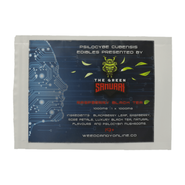 The Green Samurai – Raspberry Black Tea – 1000mg | Just Cannabis Canada